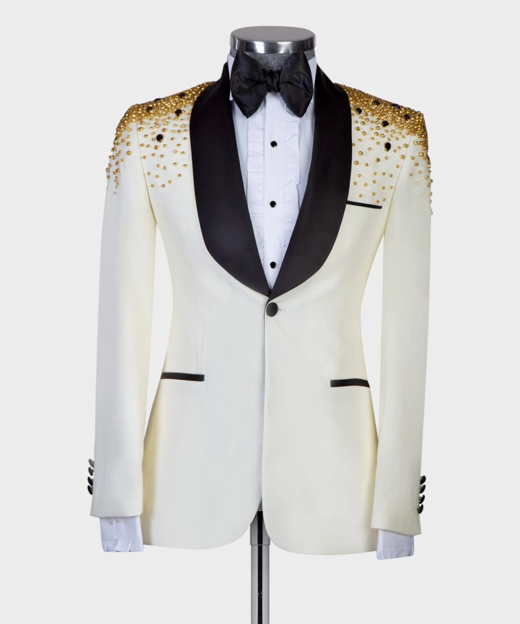 Man Luxury Crystals Beaded Sui - Men Formal Wear Modern recension och pris